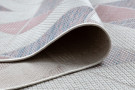 Kusový koberec Sion Sisal Triangles 3006 ecru/pink – na ven i na doma