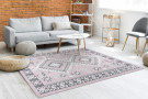 Kusový koberec Sion Sisal Aztec 3007 pink/ecru – na ven i na doma