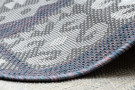 Kusový koberec Sion Sisal Aztec 3007 blue/pink/ecru – na ven i na doma