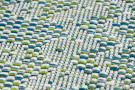 Kusový koberec Sion Sisal Aztec 22184 green/blue/ecru – na ven i na doma