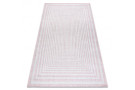 Kusový koberec Sion Sisal Labirinth 22376 pink/ecru – na ven i na doma