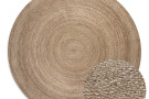 Kusový koberec Jute Braided 106006 Grey Brown