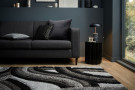 Kusový koberec Indulgence Velvet Carved Grey/Black