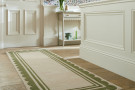 Ručně všívaný běhoun Lois Scallop Green