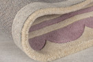 Ručně všívaný kusový koberec Lois Scallop Purple