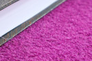 Ručně všívaný kusový koberec Asra wool lila