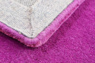 Ručně všívaný kusový koberec Asra wool lila