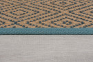 Kusový koberec Geometric Jute Blue
