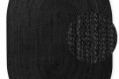 Kusový koberec Jute Braided 106322 Black ovál