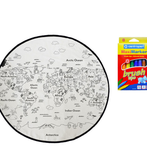 Koberec Omalovánky – Colouring world