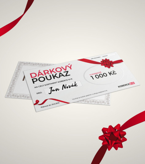 Dárkový poukaz 1000 Kč