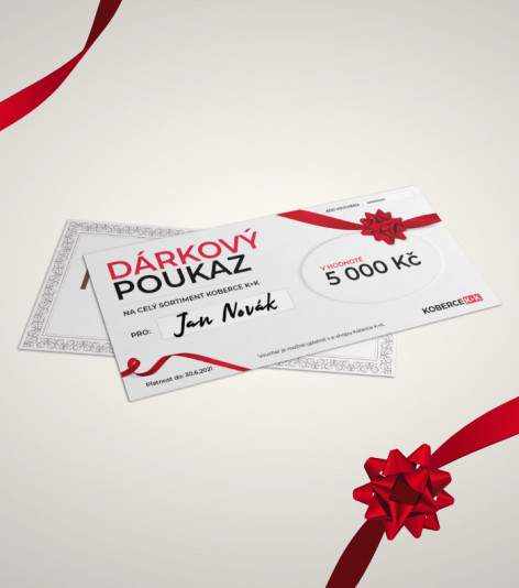 Dárkový poukaz 5000 Kč