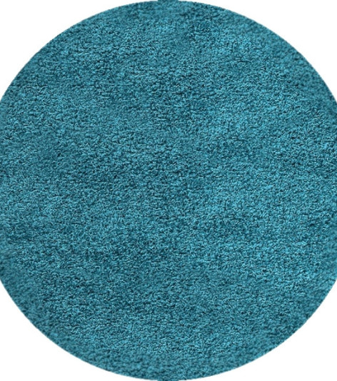 Kusový koberec Dream Shaggy 4000 Tyrkys kruh
