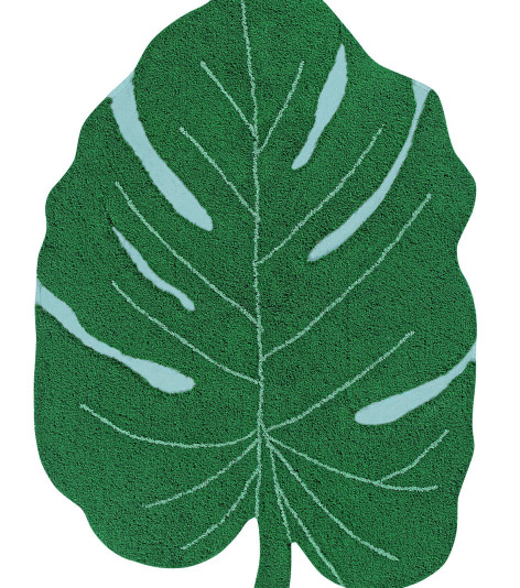 Ručně tkaný kusový koberec Monstera Leaf