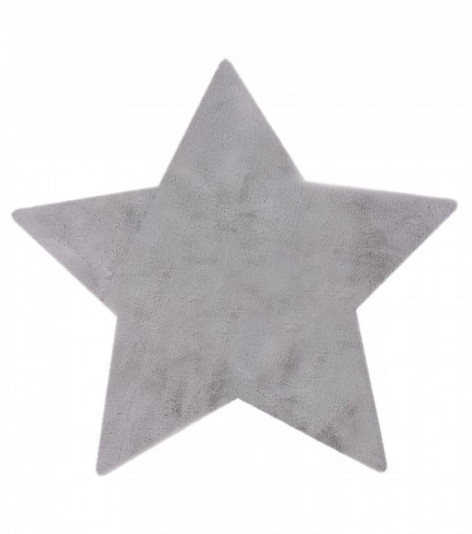 Kusový koberec Luna 858 silver - hvězdička