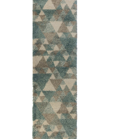 Kusový koberec Dakari Nuru Blue/Cream/Grey