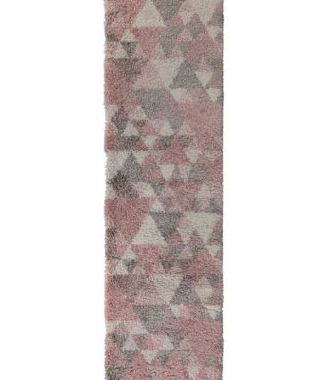 Kusový koberec Dakari Nuru Pink/Cream/Grey