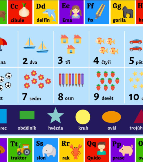 Kusový koberec Abeceda - pratelný - HAN