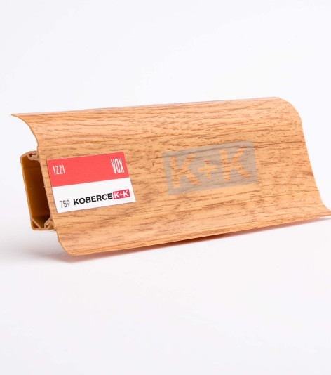 Obvodová soklová lišta plastová (pro PVC a vinyl) olše med 759 - 250cm