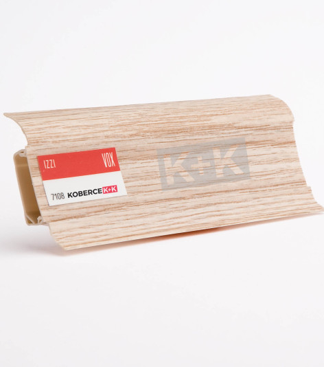 Obvodová soklová lišta plastová (pro PVC a vinyl) dub kavkazský 7108 - 250cm