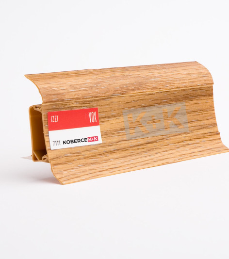 Obvodová soklová lišta plastová (pro PVC a vinyl) dub korkový 7111 - 250cm