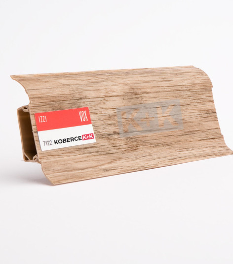 Obvodová soklová lišta plastová (pro PVC a vinyl) borovice Cordoba 7122 - 250cm