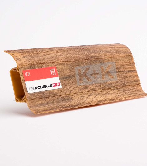 Obvodová soklová lišta plastová (pro PVC a vinyl) dub kouřový - 250cm