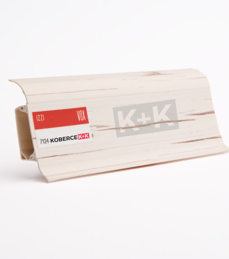 Obvodová soklová lišta plastová (pro PVC a vinyl) dub retro - 250cm