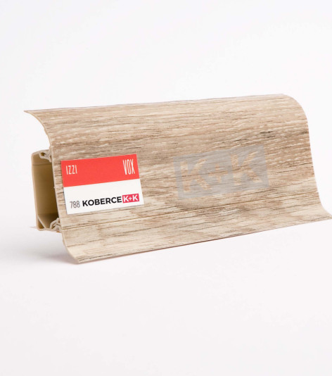 Obvodová soklová lišta plastová (pro PVC a vinyl) Graysland dub 788 - 250cm