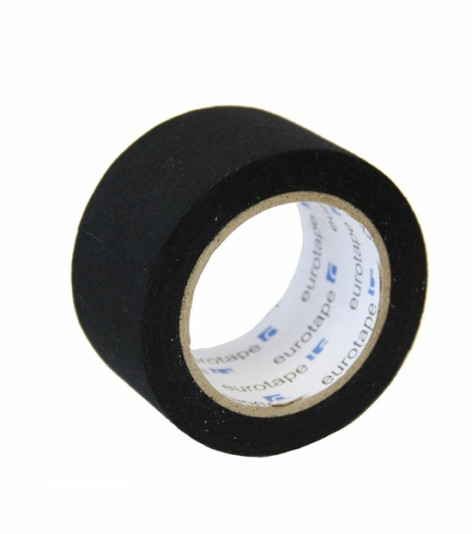 Textilní lepící páska (kobercová páska) - černá