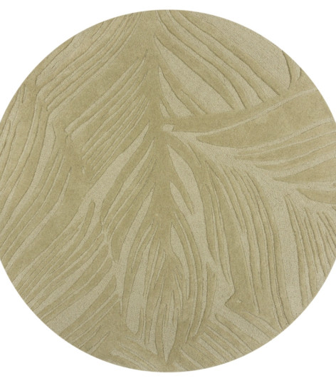 Kusový koberec Solace Leaf Sage kruh