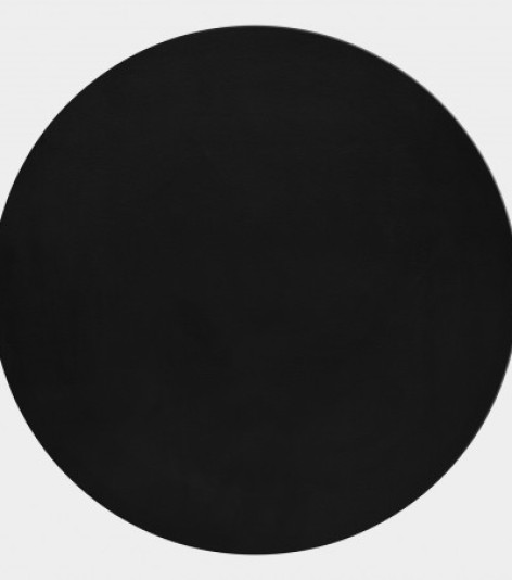 Kusový koberec kruh Pouffy 5100 black