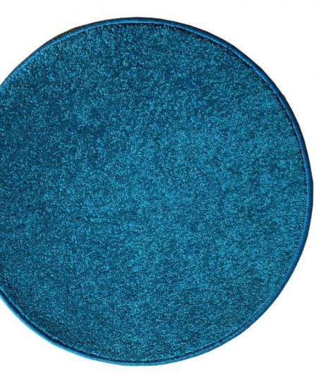 Kusový koberec Eton Lux tyrkysový kruh