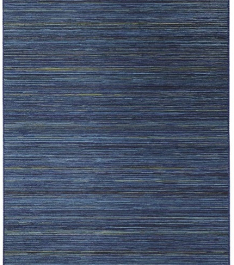 Venkovní kusový koberec Lotus Blau Meliert
