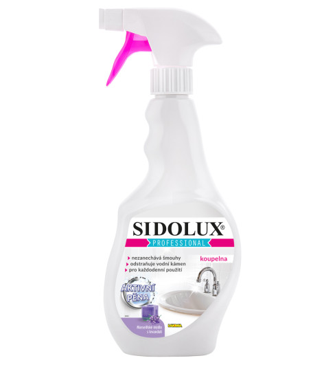 Sidolux professional - Koupelna - aktivní pěna - marseillské mýdlo s levandulí 500ml