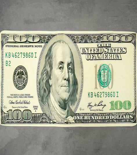 Předložka do koupelny - dolar