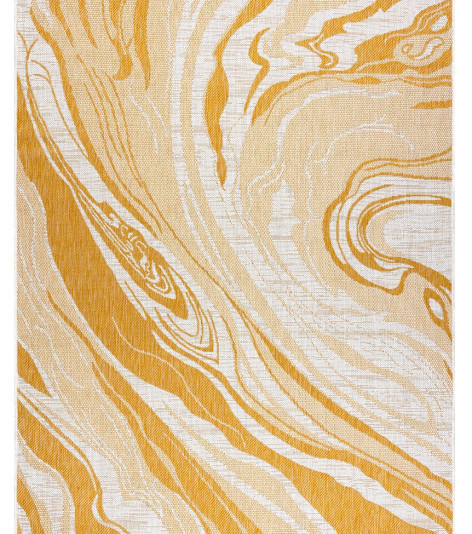 Kusový koberec Sion Sisal Marble 22169 ecru/yellow – na ven i na doma