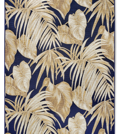 Kusový koberec Villeroy & Boch 106061 Blue, Gold – na ven i na doma