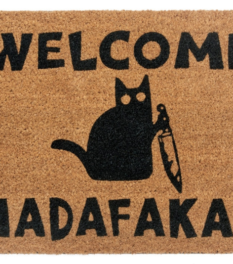 Rohožka Welcome madafakas 105668 - na ven i na doma