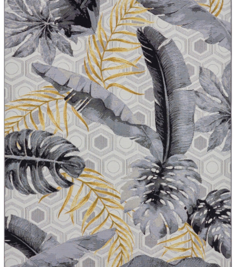 Kusový koberec Flair 105612 Gold Leaves Multicolored – na ven i na doma