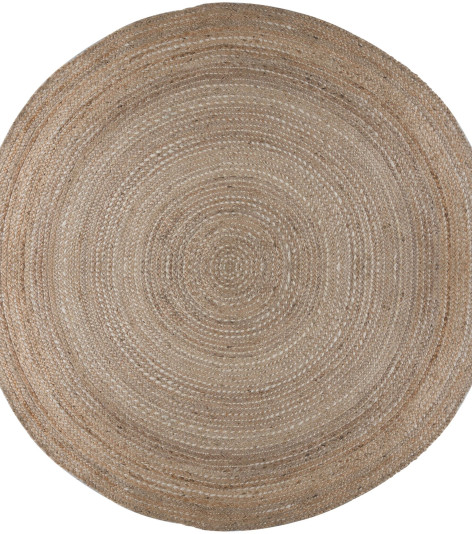 Kusový koberec Capri Jute Natural kruh