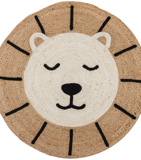 Dětský koberec Jute Kids Lion Natural