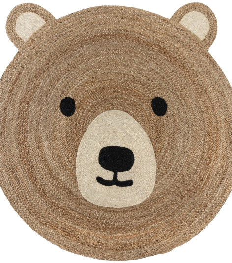 Dětský koberec Jute Kids Bear Natural