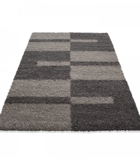 Kusový koberec Gala shaggy 2505 taupe