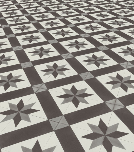 PVC Taralay Libertex - Gerflor Cordoba Black and White 2226 - zátěžová třída 34