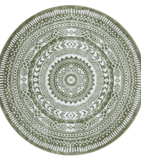 Kusový koberec Napkin green kruh