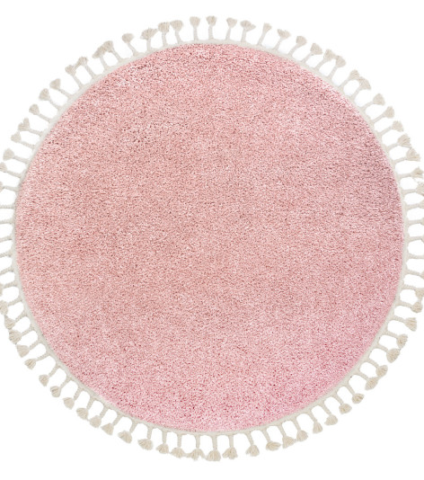 Kusový koberec Berber 9000 pink kruh