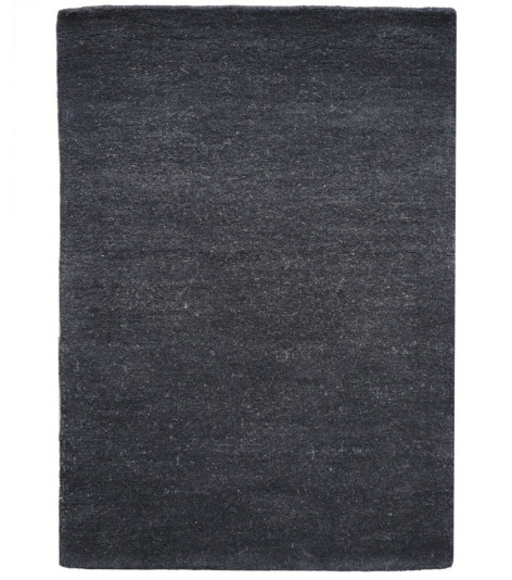 Ručně všívaný kusový koberec Asra wool černá