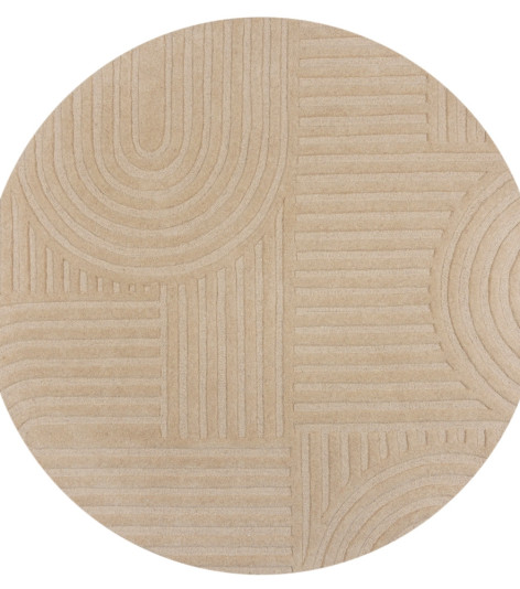 Kusový koberec Solace Zen Garden Natural kruh