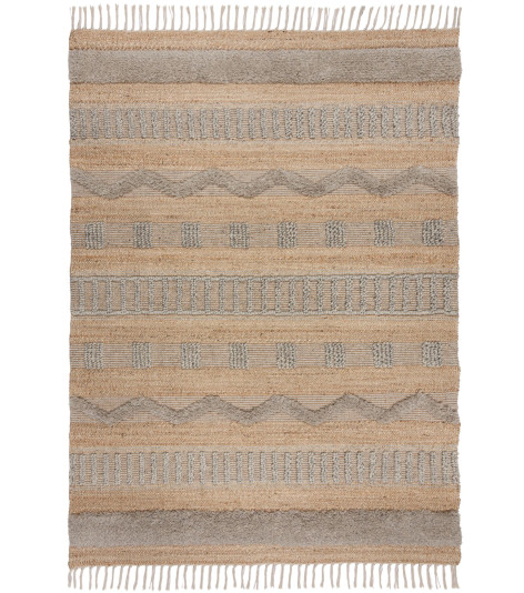 Kusový koberec Jubilant Medina Jute Natural/Grey